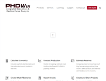 Tablet Screenshot of phdwin.com